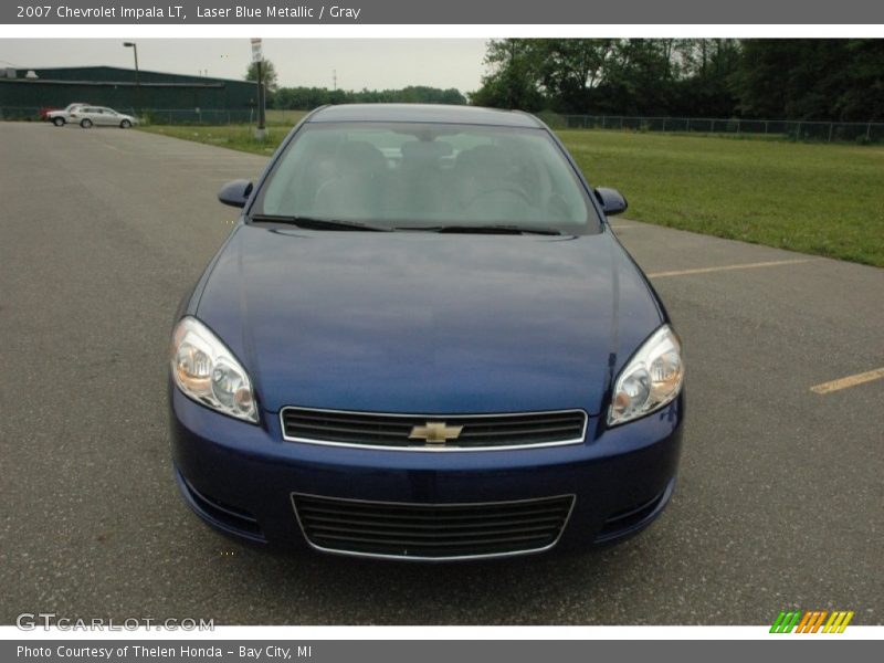 Laser Blue Metallic / Gray 2007 Chevrolet Impala LT