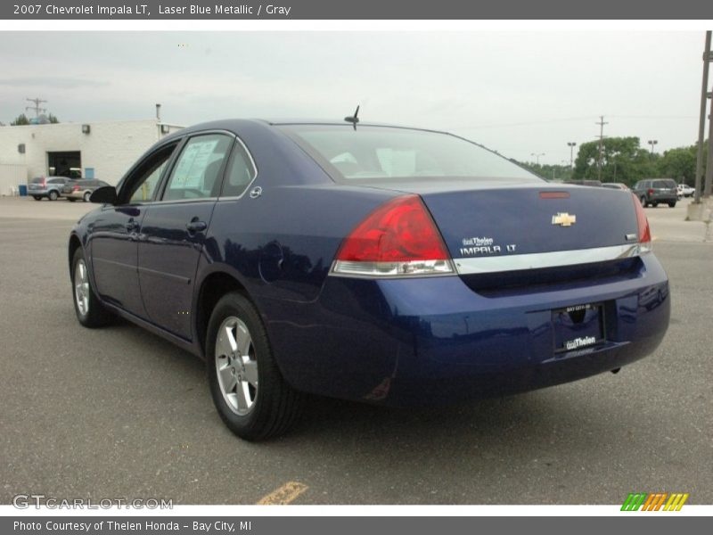Laser Blue Metallic / Gray 2007 Chevrolet Impala LT