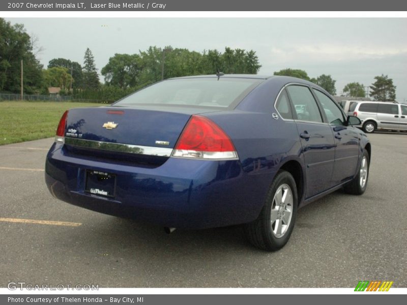 Laser Blue Metallic / Gray 2007 Chevrolet Impala LT