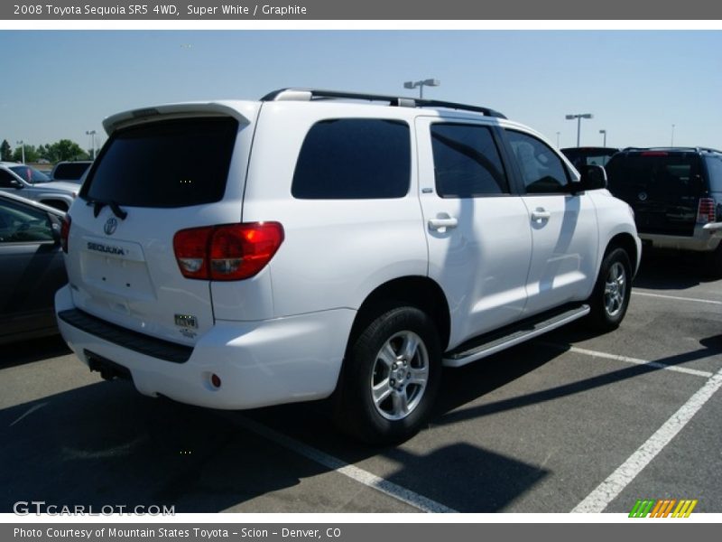 Super White / Graphite 2008 Toyota Sequoia SR5 4WD