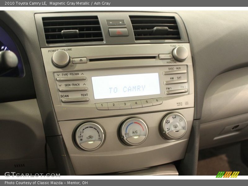 Magnetic Gray Metallic / Ash Gray 2010 Toyota Camry LE
