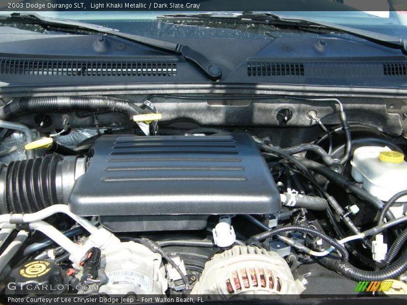 Light Khaki Metallic / Dark Slate Gray 2003 Dodge Durango SLT