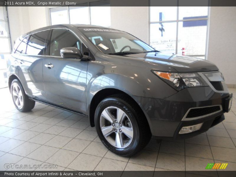 Grigio Metallic / Ebony 2011 Acura MDX