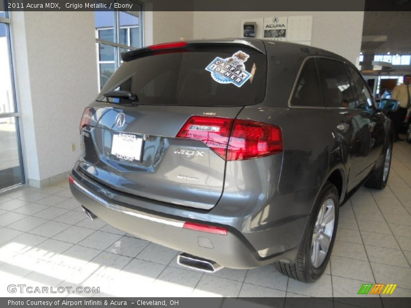 Grigio Metallic / Ebony 2011 Acura MDX