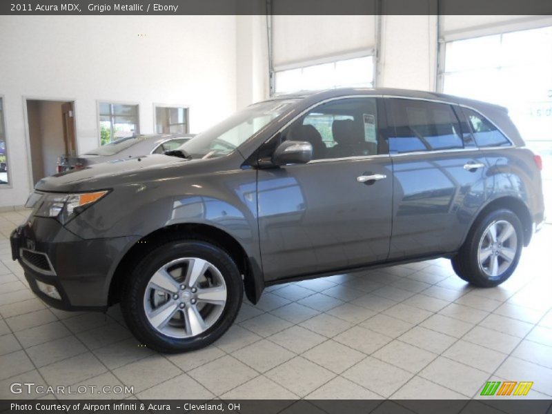 Grigio Metallic / Ebony 2011 Acura MDX