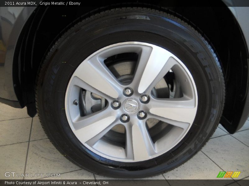 Grigio Metallic / Ebony 2011 Acura MDX