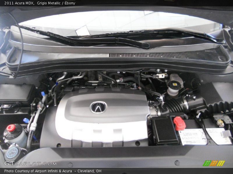 Grigio Metallic / Ebony 2011 Acura MDX