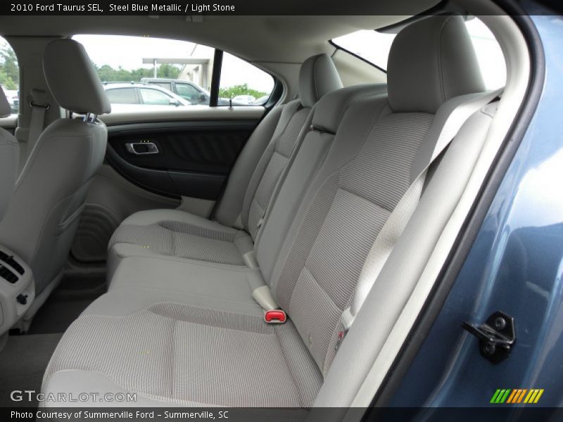 Steel Blue Metallic / Light Stone 2010 Ford Taurus SEL