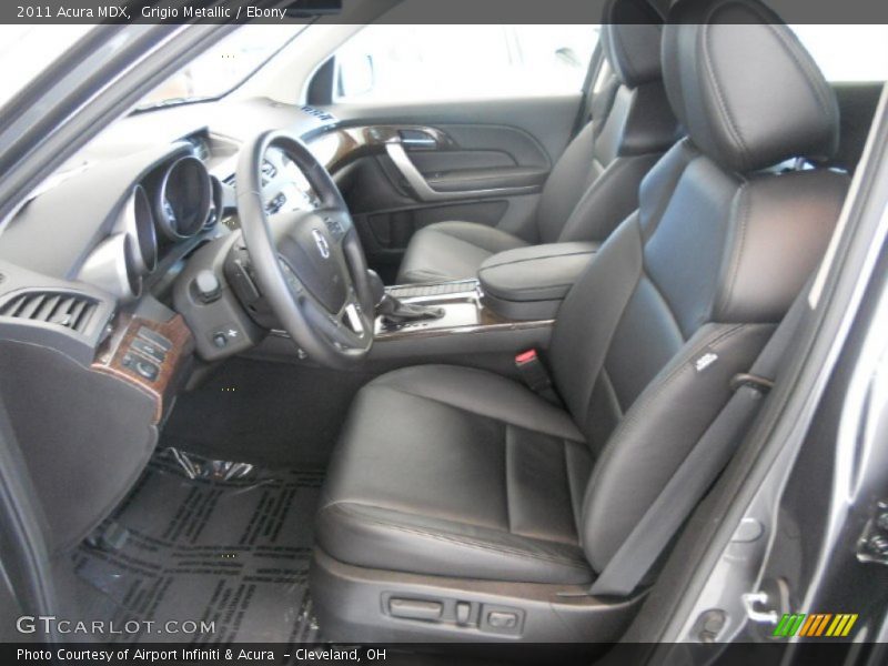 Grigio Metallic / Ebony 2011 Acura MDX