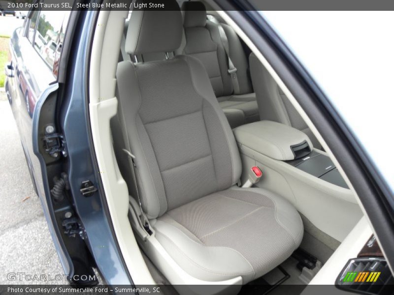 Steel Blue Metallic / Light Stone 2010 Ford Taurus SEL