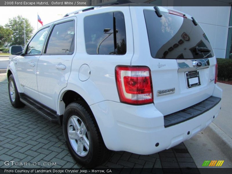 Oxford White / Stone 2008 Ford Escape Hybrid