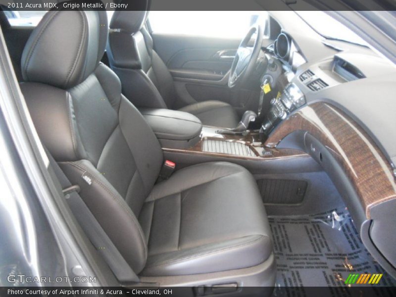 Grigio Metallic / Ebony 2011 Acura MDX