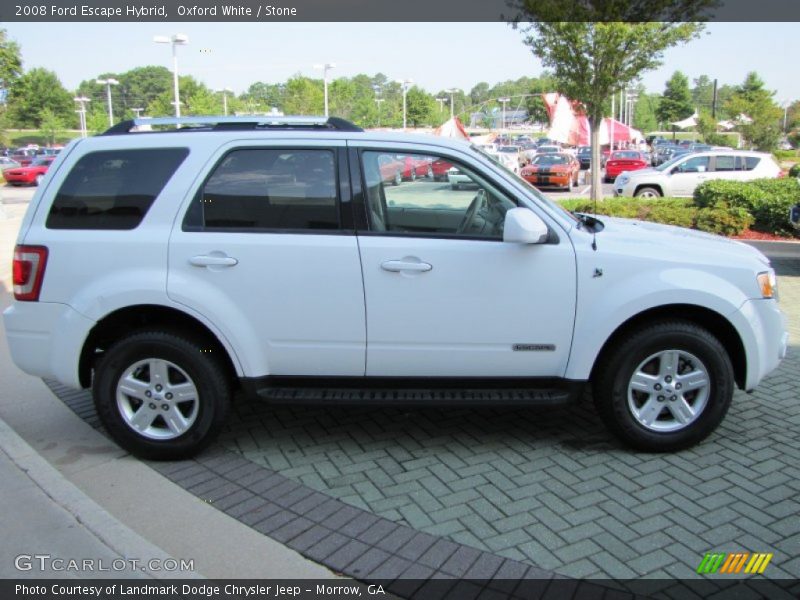 Oxford White / Stone 2008 Ford Escape Hybrid