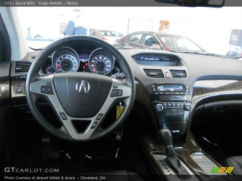 Grigio Metallic / Ebony 2011 Acura MDX