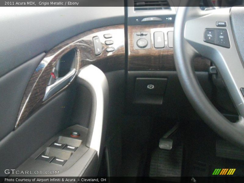 Grigio Metallic / Ebony 2011 Acura MDX