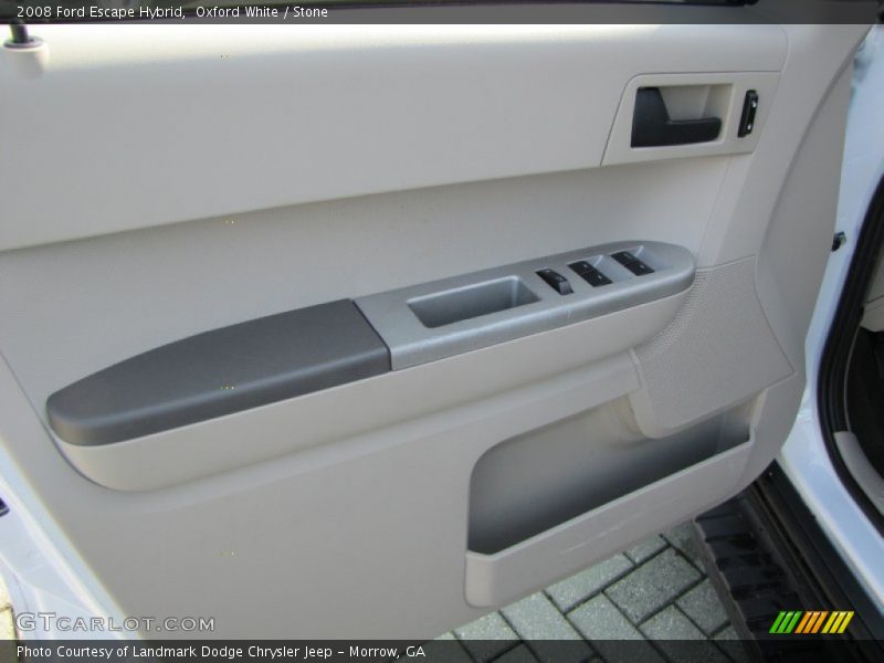 Oxford White / Stone 2008 Ford Escape Hybrid