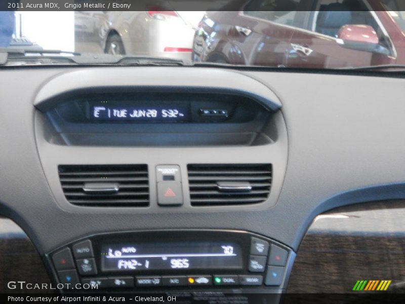 Grigio Metallic / Ebony 2011 Acura MDX