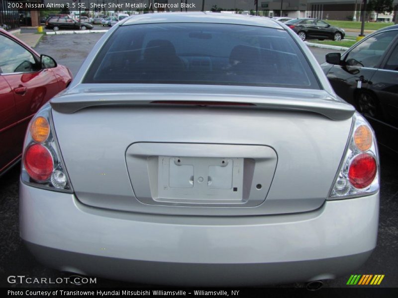 Sheer Silver Metallic / Charcoal Black 2002 Nissan Altima 3.5 SE