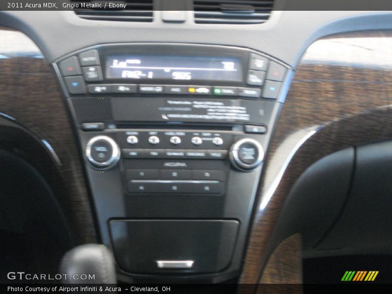 Grigio Metallic / Ebony 2011 Acura MDX