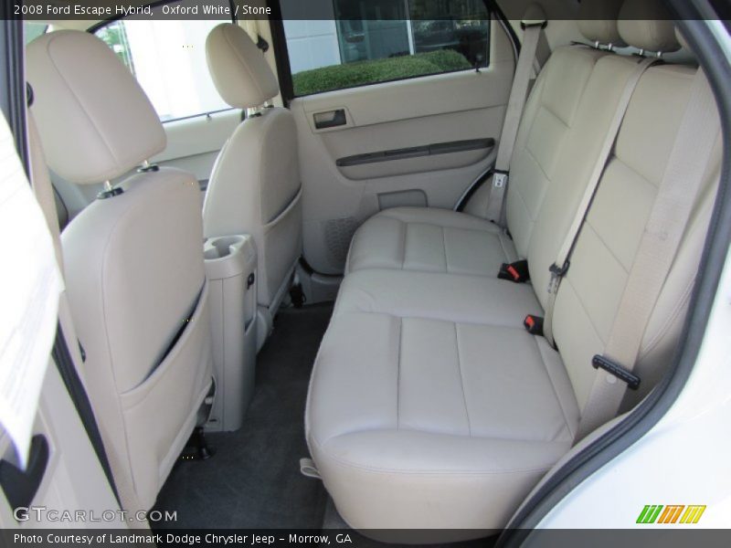 Oxford White / Stone 2008 Ford Escape Hybrid