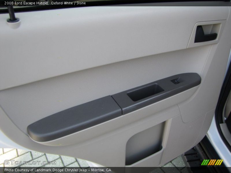Oxford White / Stone 2008 Ford Escape Hybrid