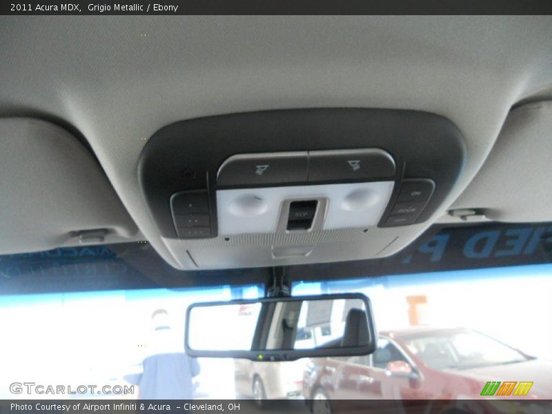Grigio Metallic / Ebony 2011 Acura MDX