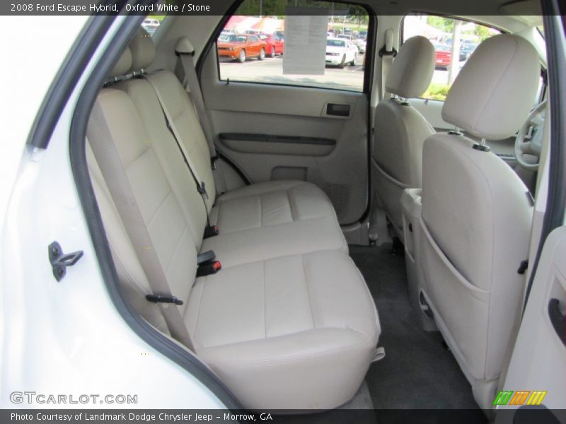 Oxford White / Stone 2008 Ford Escape Hybrid