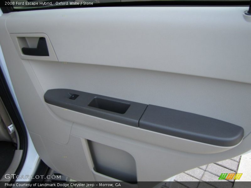 Oxford White / Stone 2008 Ford Escape Hybrid