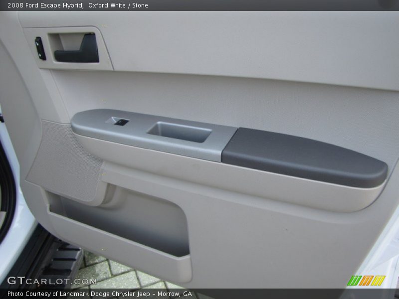 Oxford White / Stone 2008 Ford Escape Hybrid