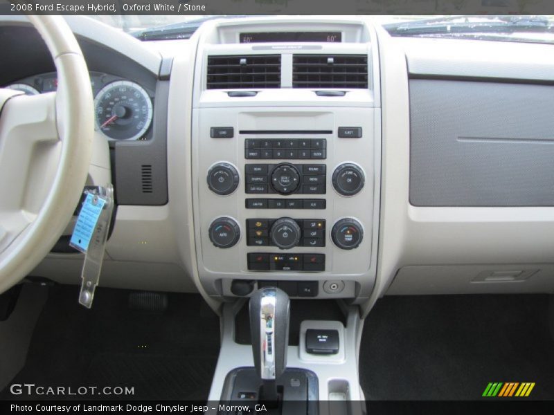 Oxford White / Stone 2008 Ford Escape Hybrid