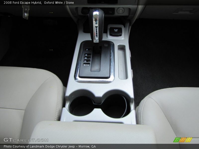 Oxford White / Stone 2008 Ford Escape Hybrid