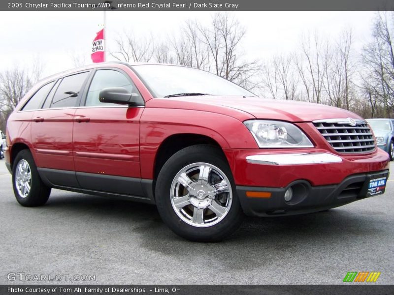 Inferno Red Crystal Pearl / Dark Slate Gray 2005 Chrysler Pacifica Touring AWD