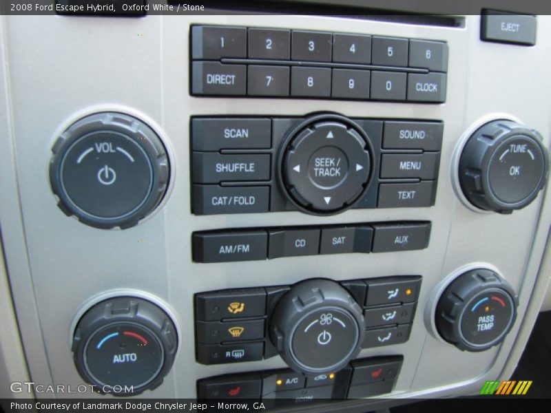 Oxford White / Stone 2008 Ford Escape Hybrid