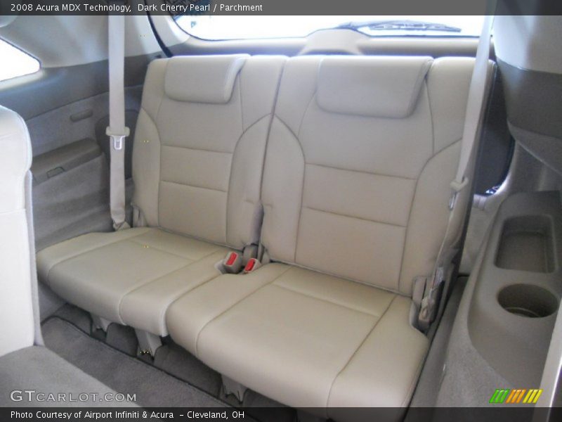 Dark Cherry Pearl / Parchment 2008 Acura MDX Technology