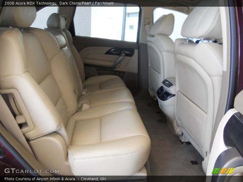 Dark Cherry Pearl / Parchment 2008 Acura MDX Technology