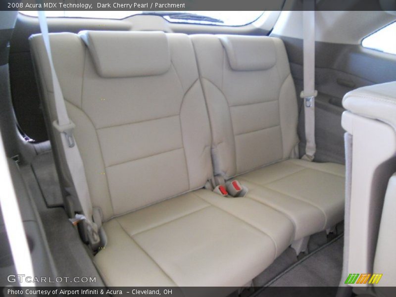 Dark Cherry Pearl / Parchment 2008 Acura MDX Technology