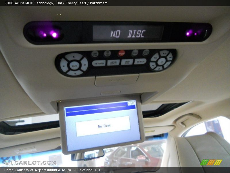 Dark Cherry Pearl / Parchment 2008 Acura MDX Technology
