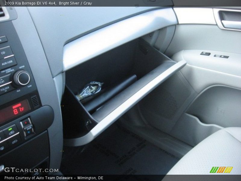 Bright Silver / Gray 2009 Kia Borrego EX V6 4x4