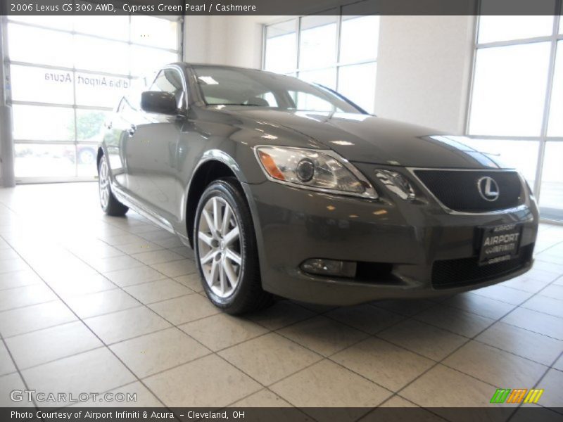 Cypress Green Pearl / Cashmere 2006 Lexus GS 300 AWD