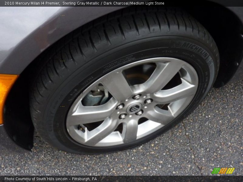 Sterling Gray Metallic / Dark Charcoal/Medium Light Stone 2010 Mercury Milan I4 Premier
