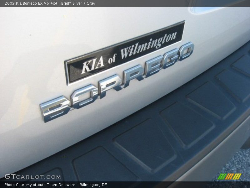 Bright Silver / Gray 2009 Kia Borrego EX V6 4x4
