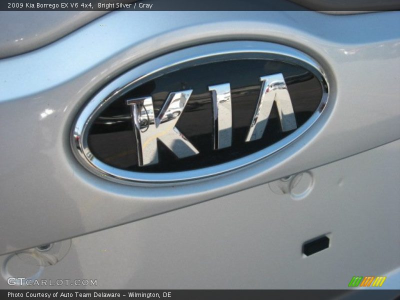 Bright Silver / Gray 2009 Kia Borrego EX V6 4x4