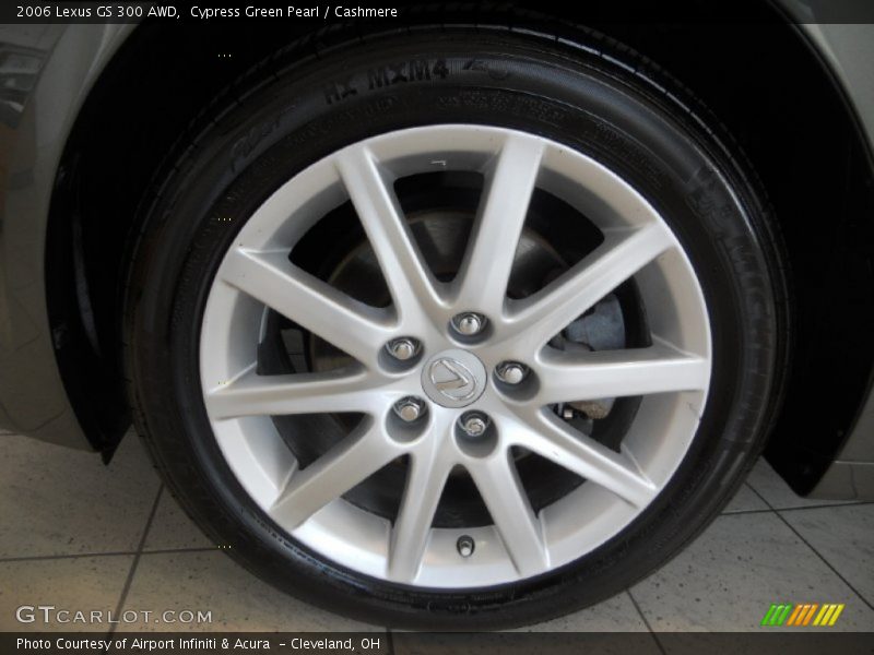 Cypress Green Pearl / Cashmere 2006 Lexus GS 300 AWD