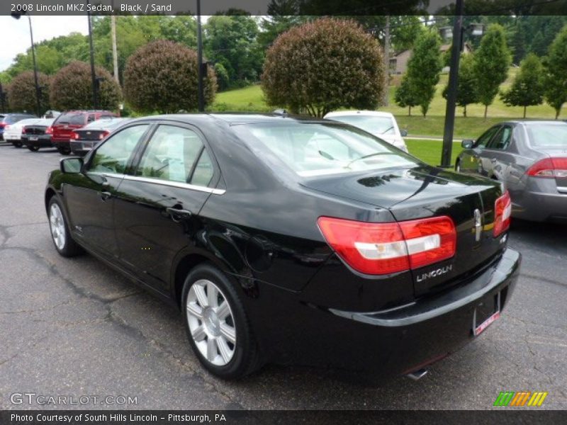 Black / Sand 2008 Lincoln MKZ Sedan
