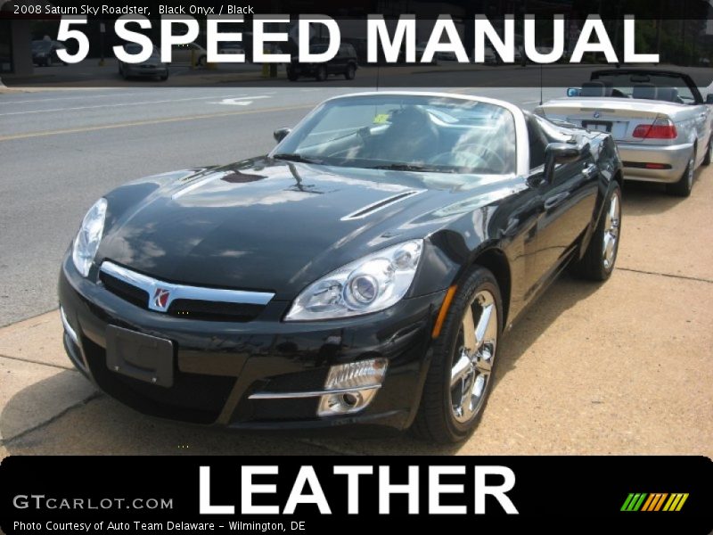 Black Onyx / Black 2008 Saturn Sky Roadster