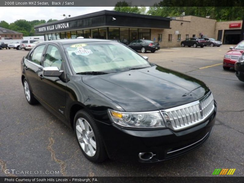 Black / Sand 2008 Lincoln MKZ Sedan