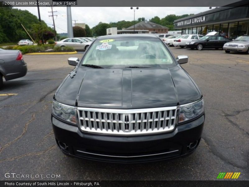 Black / Sand 2008 Lincoln MKZ Sedan