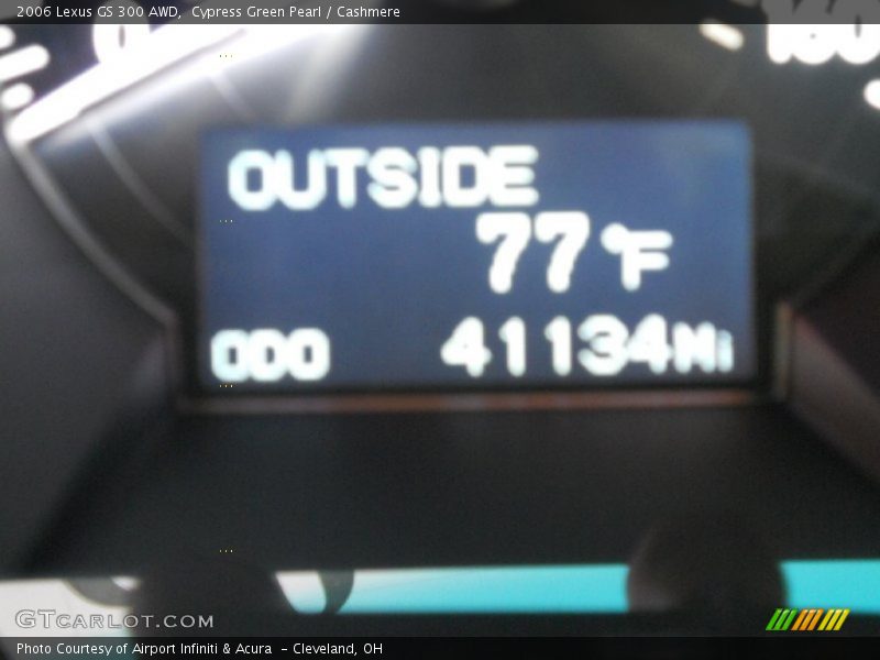 Cypress Green Pearl / Cashmere 2006 Lexus GS 300 AWD