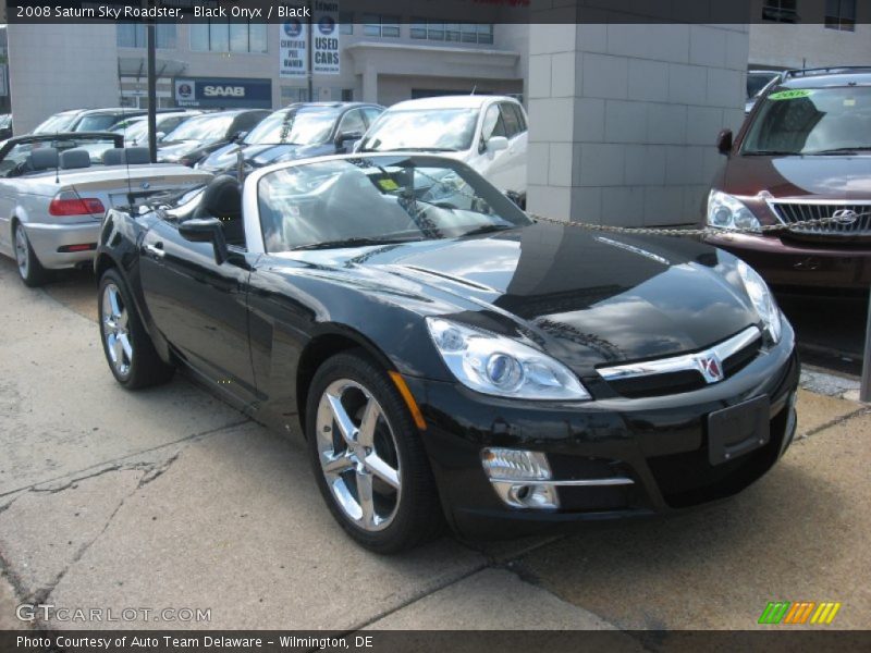 Black Onyx / Black 2008 Saturn Sky Roadster