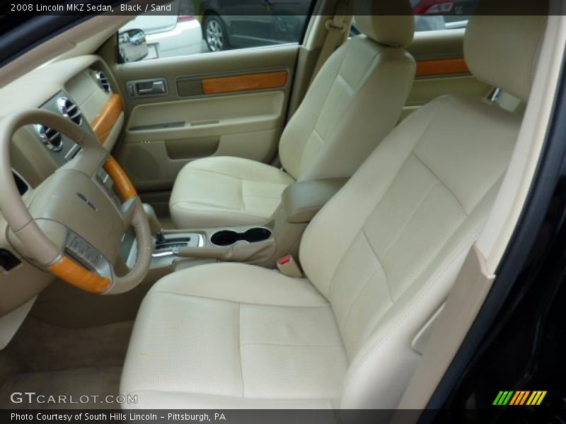 Black / Sand 2008 Lincoln MKZ Sedan